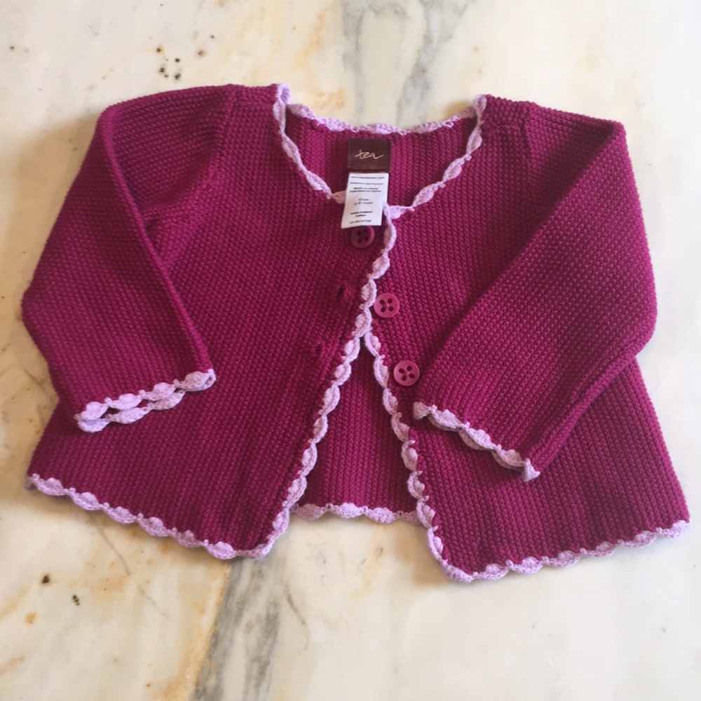 Tea 3-6m sweater (all cotton)